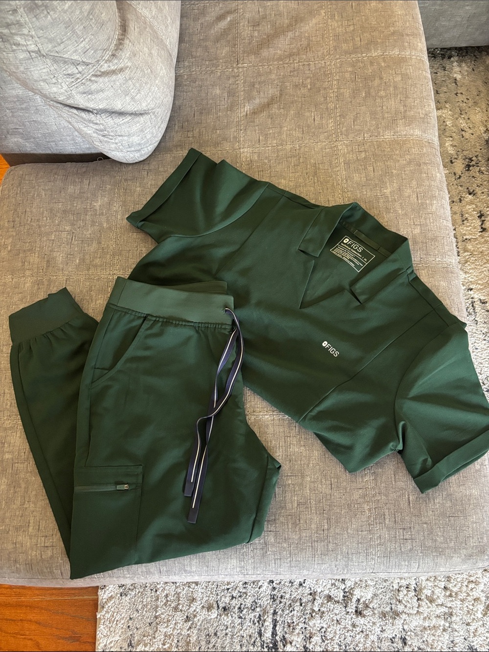 NWOT!! FIGS in British Racing Green